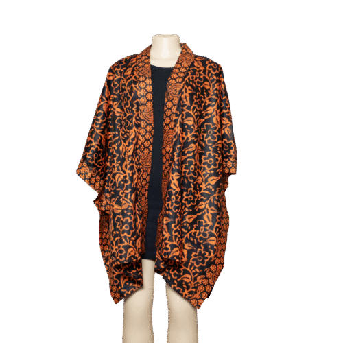 Kimono en Pagne Court | Élégance Africaine au Quotidien