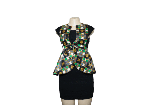 Gilet Kitenge – Élégant Gilet Inspiré d’Afrique