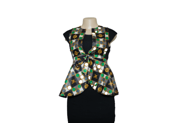 Gilet Kitenge – Élégant Gilet Inspiré d’Afrique