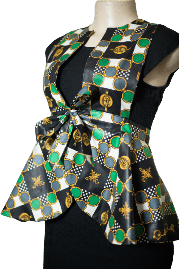 Gilet Kitenge – Élégant Gilet Inspiré d’Afrique