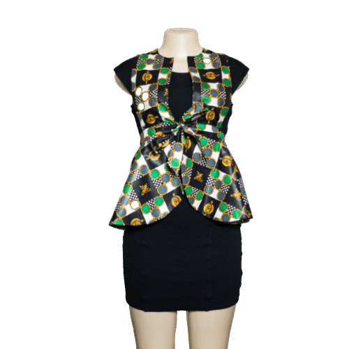 Gilet Kitenge – Élégant Gilet Inspiré d’Afrique