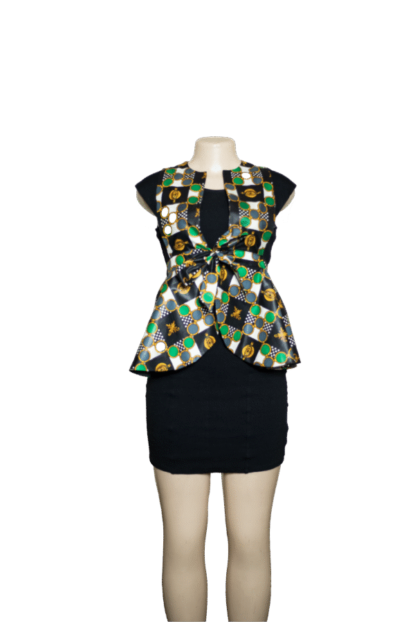 Gilet Kitenge – Élégant Gilet Inspiré d’Afrique